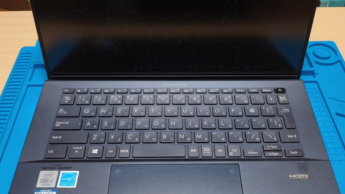 バッテリー交換 ASUS ExpertBook B9 (B9450F) 作業事例 #1